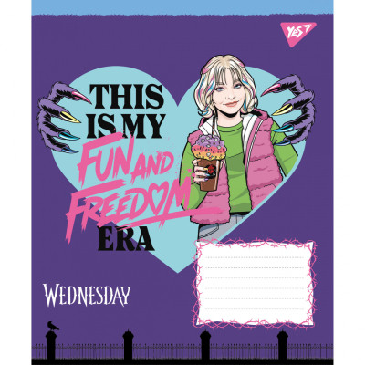 Тетрадь Yes Wednesday Школа Загадок А5 24 листа клетка (768265) Винница - изображение 5