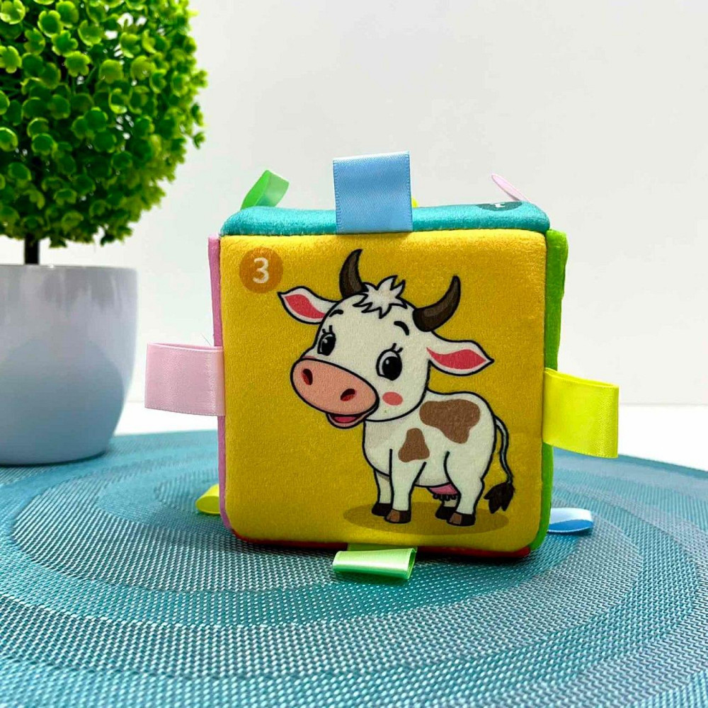 Кубик-крутик Limo Toy навчає тварини звуки вірші пісні українська мова музика світло (HB 0076) Чернигов - изображение 10