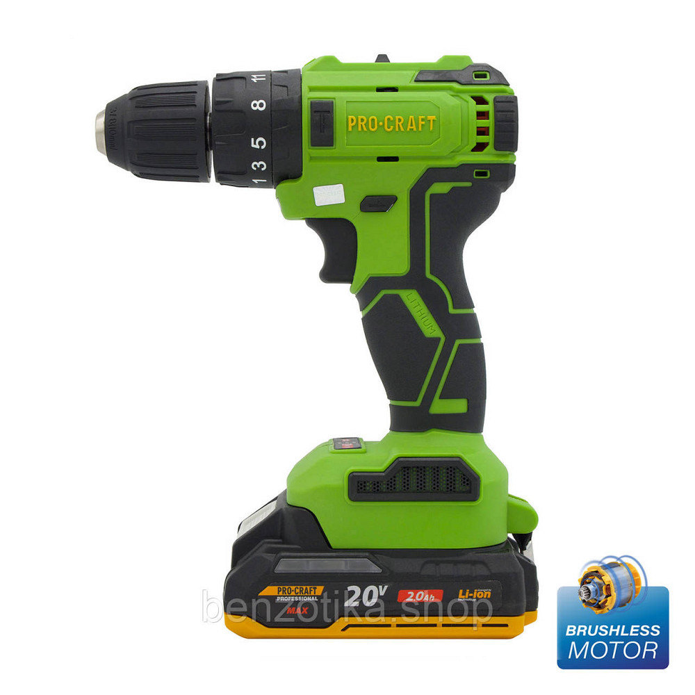 Шуруповерт Procraft PA18LiBL ударний (з 1 акб і зп) Київ - фото 1
