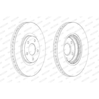 Тормозной диск FERODO DDF1724C Винница - изображение 1