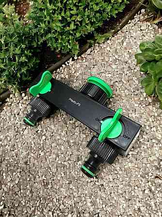 Кран шаровий Presto-PS на 2 виходи з внутрішнім різьбленням 3/4-1 дюйм (4080) Харьков