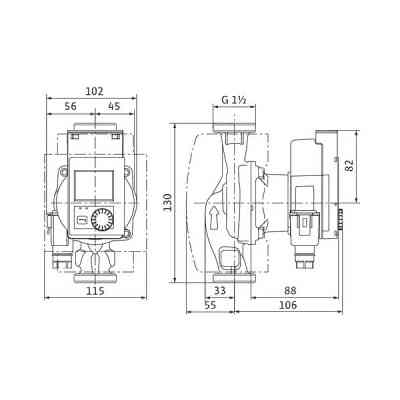 Циркуляційний насос Wilo Stratos PICO 25/0.5-6-130, 1/2&quot;, 10 бар, 130 мм, 40 (4244396) Вінниця