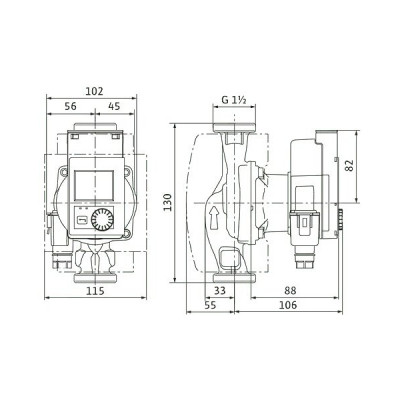Циркуляційний насос Wilo Stratos PICO 25/0.5-6-130, 1/2", 10 бар, 130 мм, 40 (4244396) Вінниця - фото 2