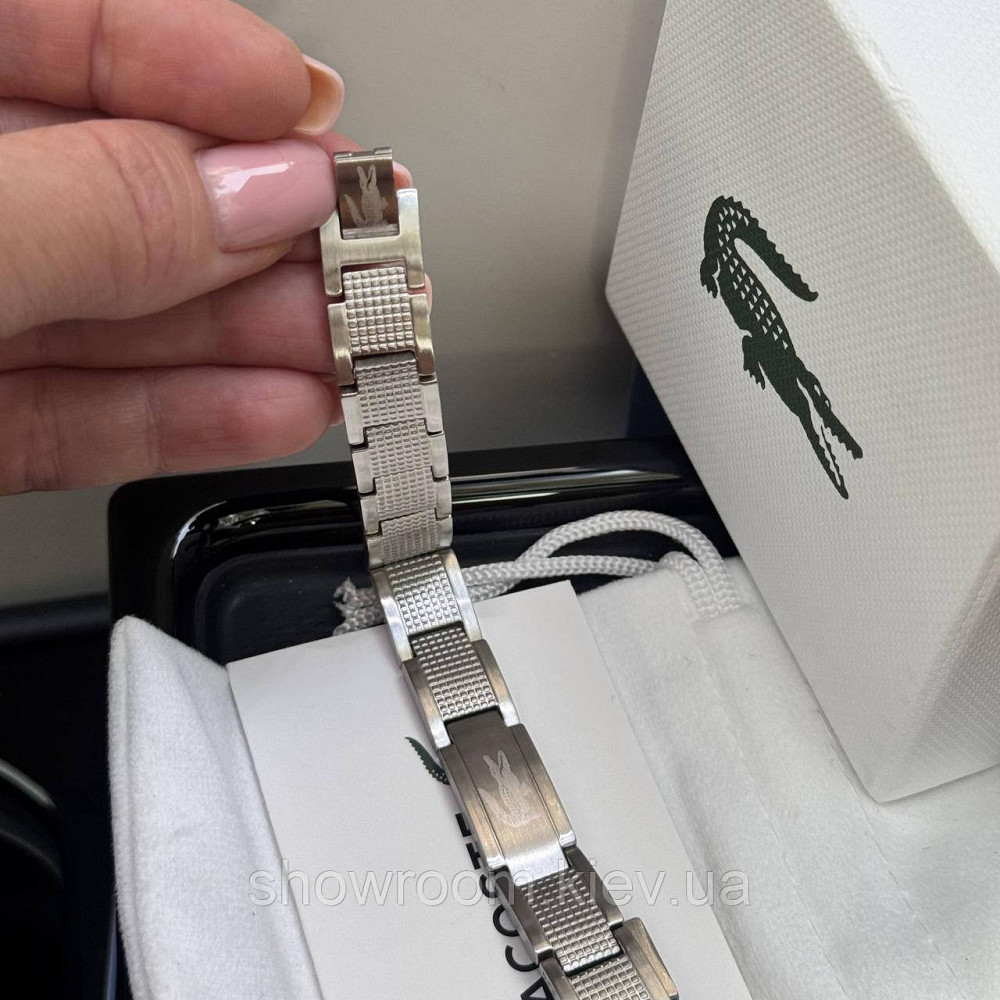 Мужской стильный браслет Lacoste, Лакоста (40192) Киев - изображение 7