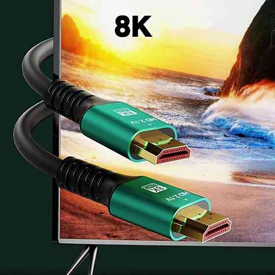Кабель HDMI-HDMI 3м,версия 2.1,поддержка 8K,48 Гбит SBR Киев