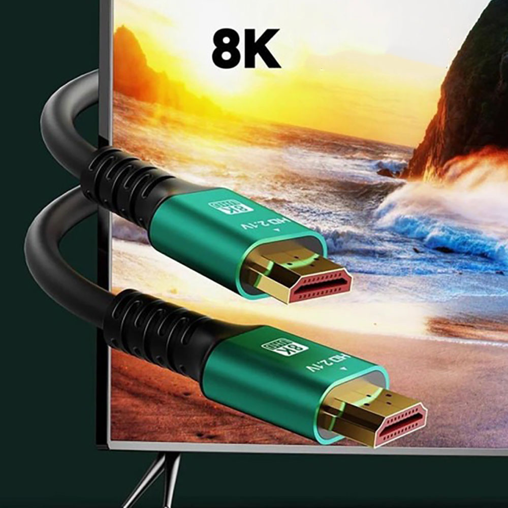 Кабель HDMI-HDMI 3м,версія 2.1,підтримка 8K,48 Гбіт SBR Київ - фото 2