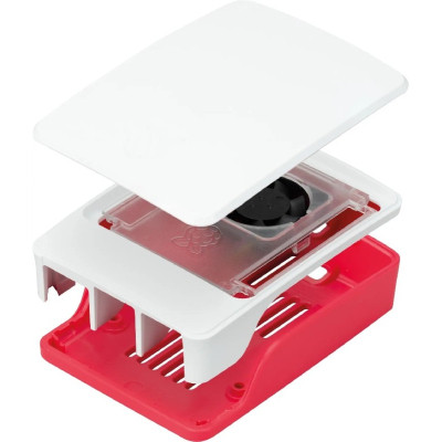 Корпус для Мікро ПК Raspberry Pi Корпус червоно-білий для Raspberry Pi 5 офіційний (SC1159) Вінниця - фото 1