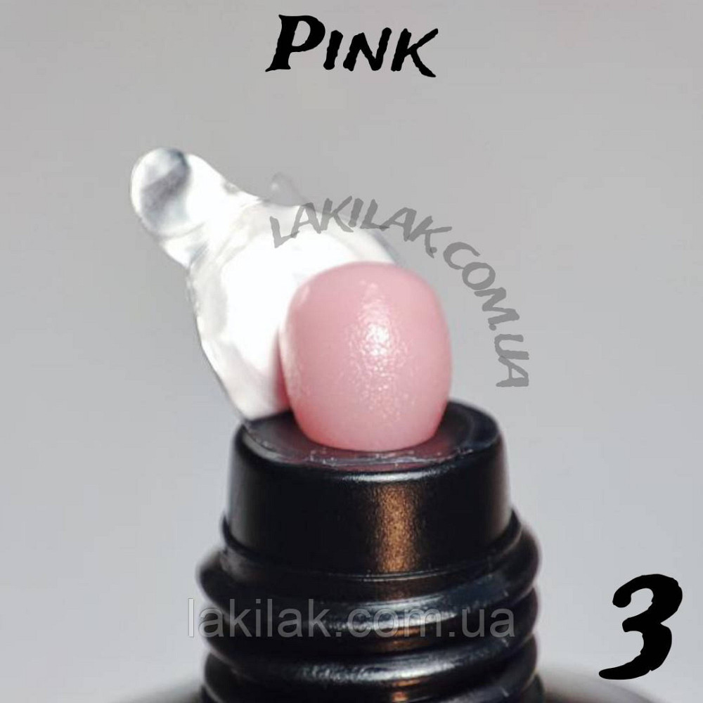 Полігель Designer №3 Pink (у тюбику) 30мл Херсон - фото 1