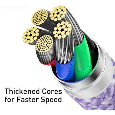 Дата кабель USB-C to Lightning 2.0m 20W purple Baseus (CALD000105) Вінниця