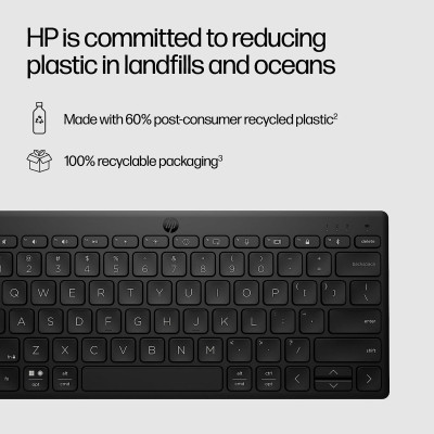Клавиатура HP 350 Compact Multi-Device Bluetooth UA Black (692S8AA) Винница - изображение 7