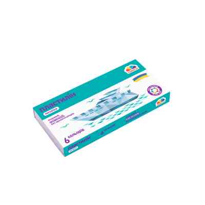 Пластилін ГАММА&apos;UA Мозаїка 6 кольорів 72 г (4820219217084) Вінниця