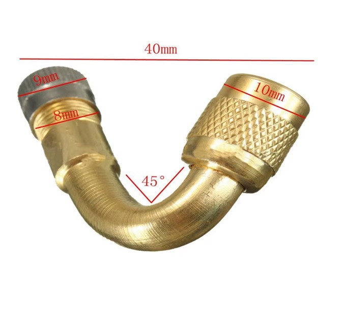 Универсальный удлинитель штока клапана SCHREADER для автомобиля, мотоцикла, велосипеда на 45 градусо Бровары - изображение 3