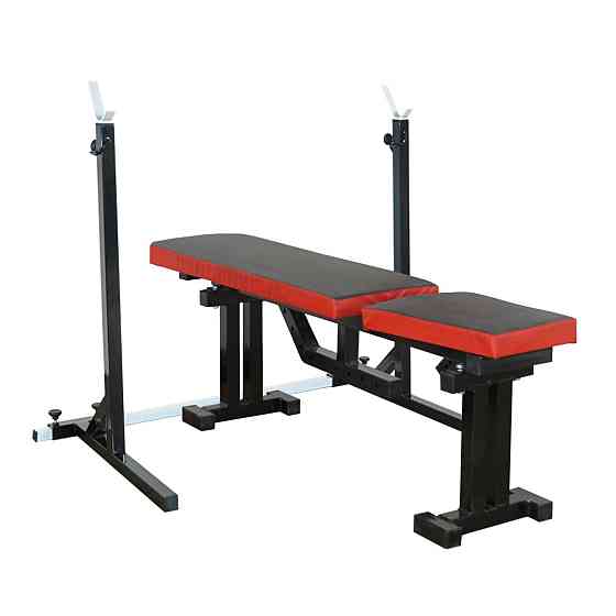 Лавка для жиму регульована 40 на 40 мм + Стійки під штангу 50 на 50 мм Київ