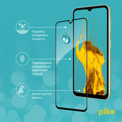 Скло захисне Piko Full Glue Samsung A14 (1283126559785) Вінниця - фото 5