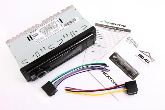 Автомагнітола «Nextone» ND-03 RGB BT/USB Charge/MicroSD/ISO/дод. розєм /Eway Link Вінниця