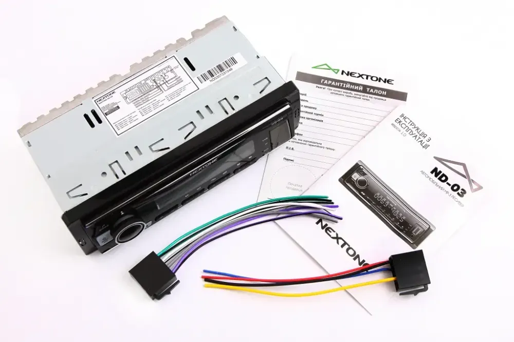 Автомагнитола Nextone ND-03 RGB BT/USB Charge/MicroSD/ISO/доп. разъем /Eway Link Винница - изображение 3