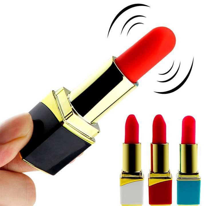 Вібратор для клітора "Помада" 10 режимів USB чорний Вінниця - фото 5