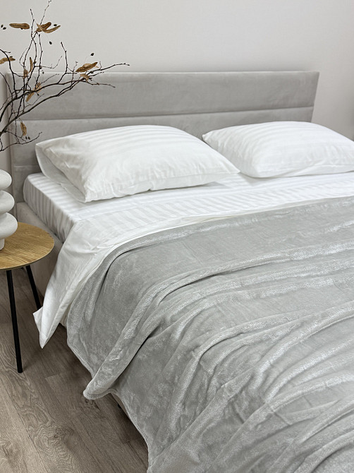 Ecotton Плед Ecotton 200х220 см Well Soft світло-сірий (24-3615 Cool gray) Коломия - фото 8