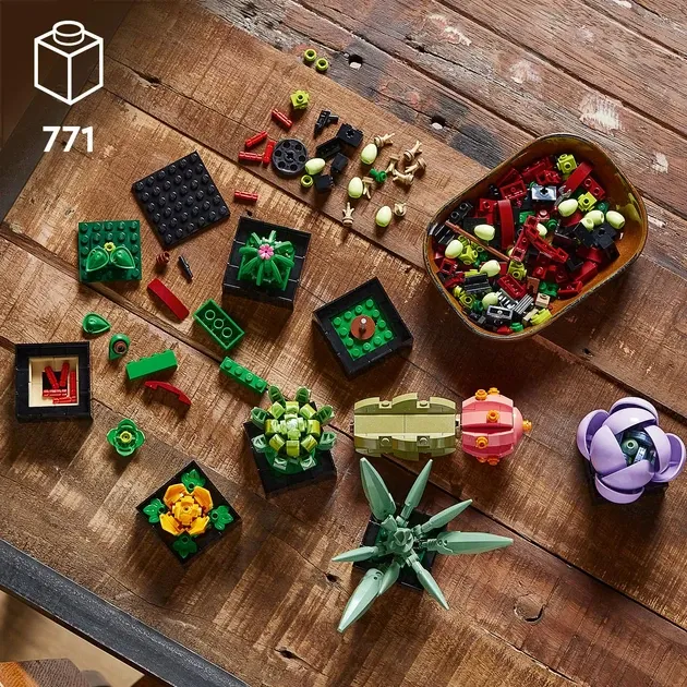 Конструктор Botanicals Суккуленты (10309), 771 деталей совместимый с lego лего Запорожье - изображение 7