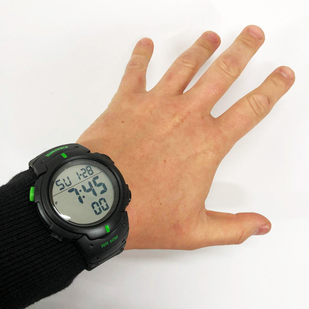 Годинник військовий чоловічий SKMEI 1068GN, Оригінальний чоловічий годинник, BW-577 Годинники спецпризначенці Київ - фото 7