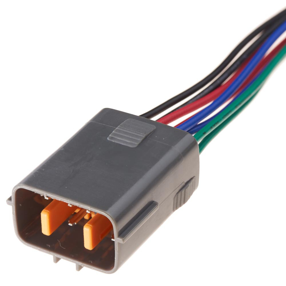 Електричний з'єднувач із дротом, 8-контактний Сірий, Пластик, Київ - фото 1