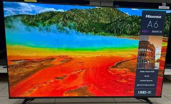 Телевізор Безрамний: 58" 4K UHD, Smart (2023) HISENSE 58E61KT. Київ