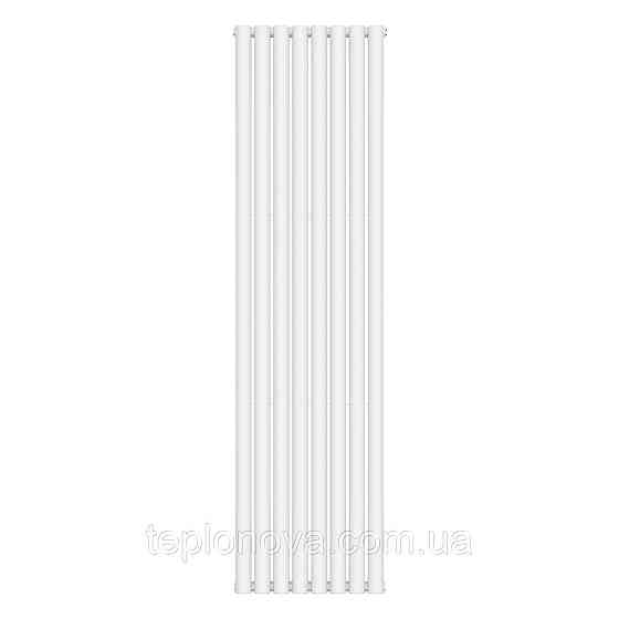 Вертикальный радиатор Ellipse Double 480х1800-8, anticor, белый Черновцы