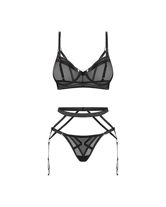 Комплект Obsessive Euridia 3-pcs set XL/2XL Sex Aura Киев - изображение 2