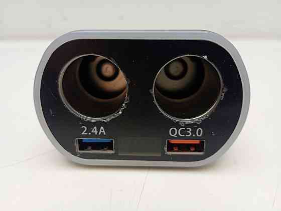 Автомобільна зарядка в прикурювач + розгалужувач прикурювача з Quick Charge Луцк