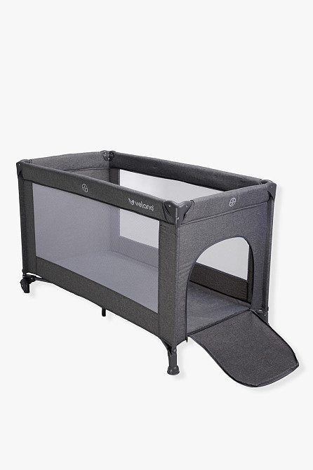 Ліжко-манеж дитяче VELANO Flexi, grey Київ - фото 4