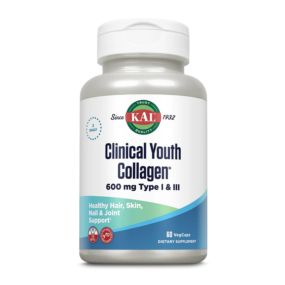 Clinical Youth Collagen I&amp;III 600mg - 60 vcaps Луцк - изображение 1