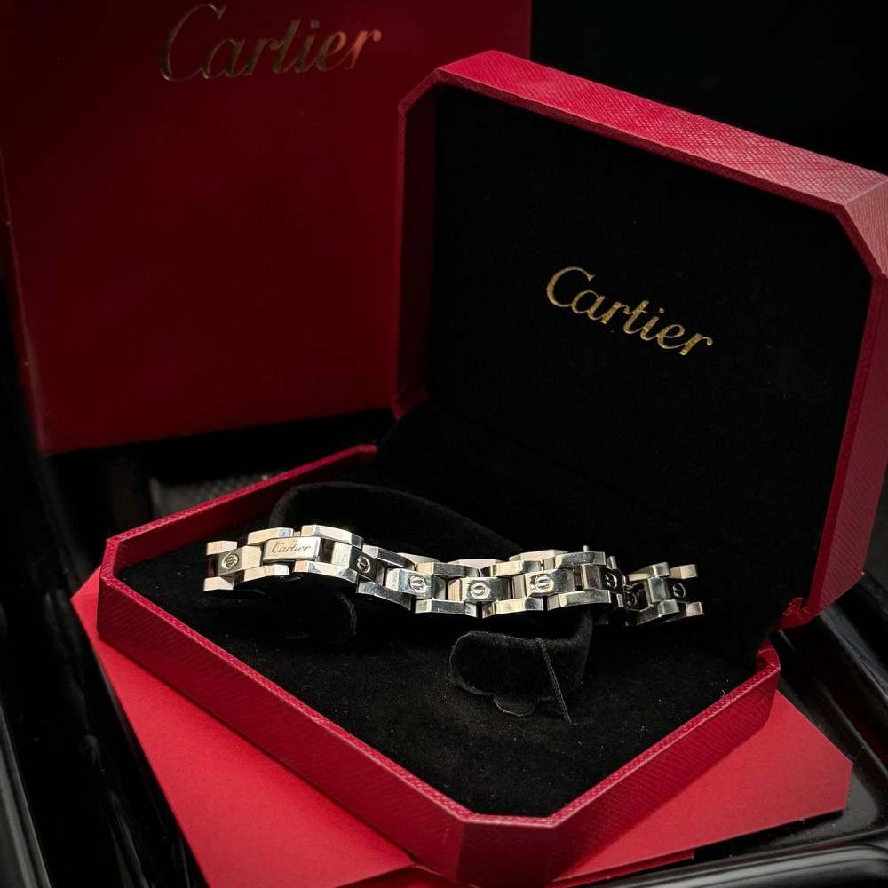 Мужской фирменный браслет Cartier (6110), фирменная упаковка Киев - изображение 6