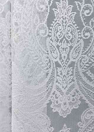 Тюль VR-Textil 1968т Жакард Білий 400х270 см (42-1004) Київ