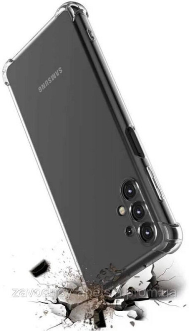 Samsung A32 A326 5G Прозрачный чехол Antishock (защита камеры + углы) Одесса - изображение 2