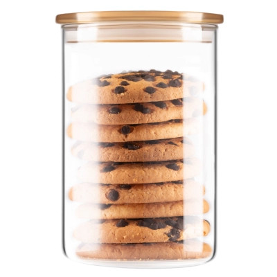 Банка Ardesto Fresh 900 мл, скло, пластик, прозорий (AR1309SFM) Винница - изображение 2