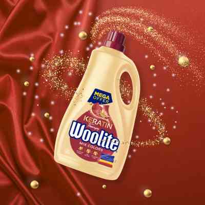 Гель для прання Woolite Для кольорових тканин З кератином 3.6 л (5900627090512) Вінниця
