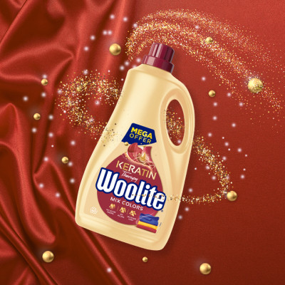 Гель для стирки Woolite Для цветных тканей С кератином 3.6 л (5900627090512) Винница - изображение 3