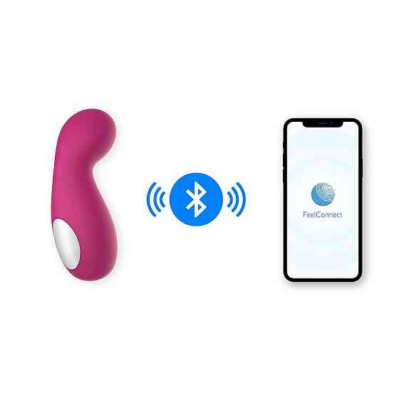 Интерактивный минивибратор для клитора Kiiroo Cliona, розовый Sex Aura Киев