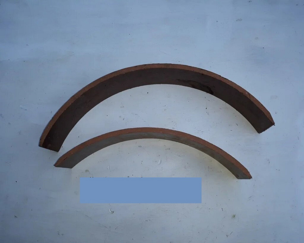 Накладка гальмівна ГАЗ-51, ГАЗ-52, ГАЗ-53 передня довга. 51-3501106 Харків - фото 1