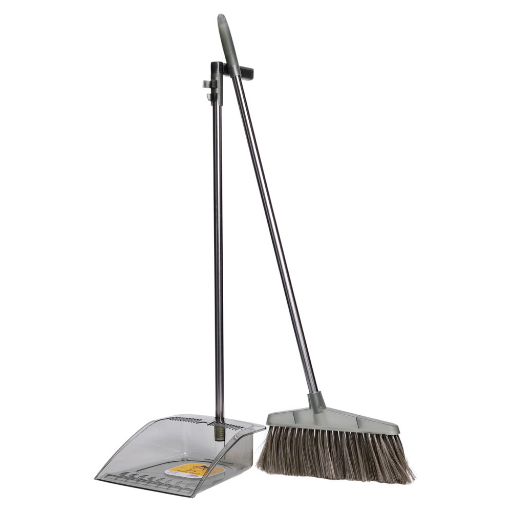 Household Комплект для прибирання віник (щітка) та совок з довгою ручкою 25×25×95 (см) набір ві Коломыя - изображение 4