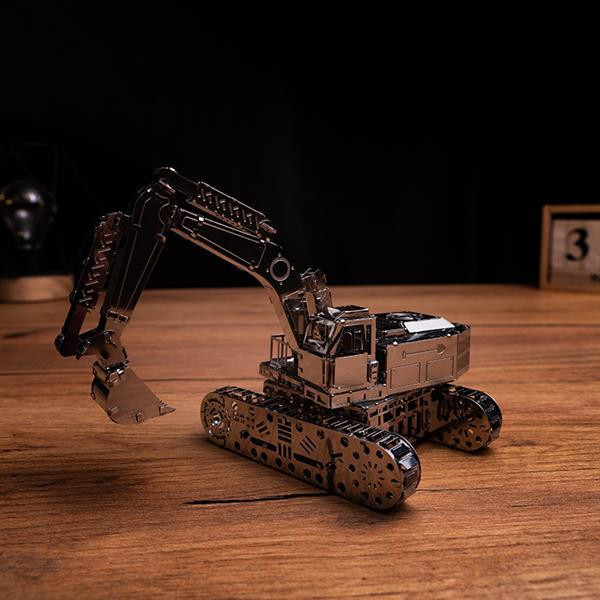Колекційна модель-конструктор Metal Time Tireless Digger Екскаватор механічний (MT043) Харків - фото 7