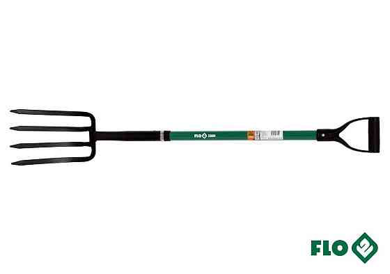 Вила садибні VOREL : 180 х 285 мм, l= 120 см, ручка зі скловолокна [6] Одеса