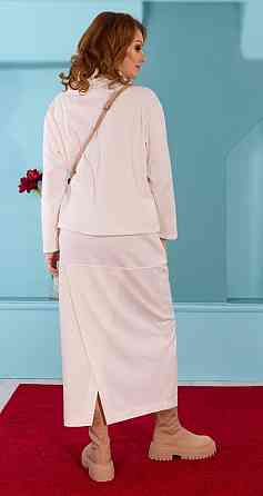 Костюм із тканини джерсі зі спідницею (48) Київ