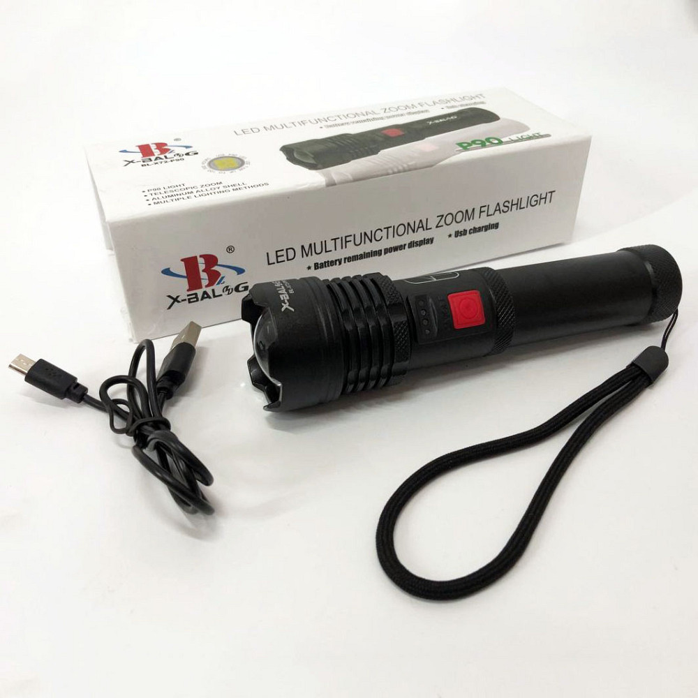 Ліхтар з регулюванням променя, LED ліхтар із зарядкою Переносний ручний потужний XC-58 Львів - фото 15