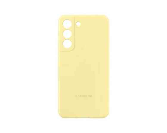 Чохол-накладка Samsung Silicone Cover для Samsung Galaxy S22 SM-S901 Butter Yellow (EF-PS901TYEGRU) ( 16725 ) Харків