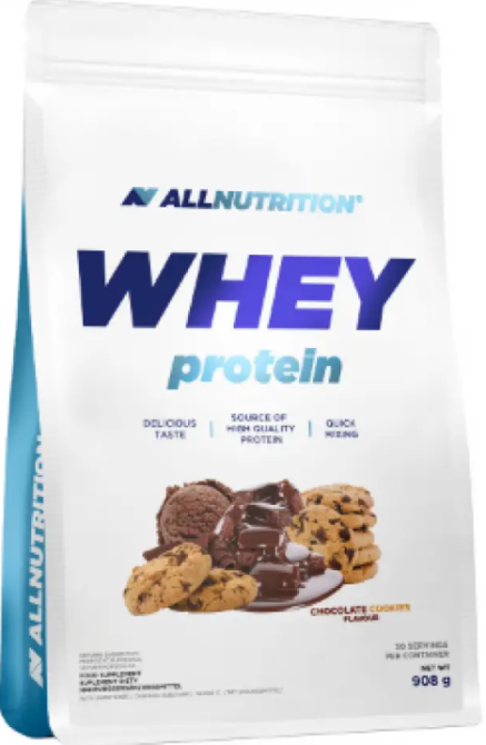 Протеин сывороточный ALLNutrition Whey Protein 900g шоколадная нуга Киев - изображение 1
