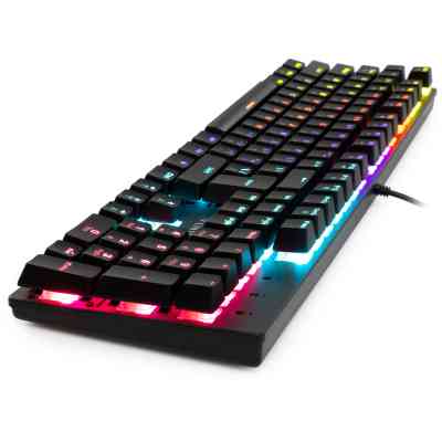 Клавіатура Vinga KBGM-101 LED Red Switch USB Black (KBGM-101 Black) Вінниця