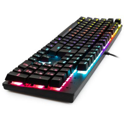 Клавіатура Vinga KBGM-101 LED Red Switch USB Black (KBGM-101 Black) Вінниця - фото 3