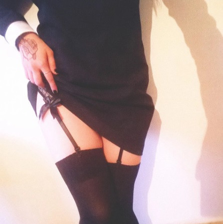 Пояс для чулок женский универсальный черный Киев - изображение 3