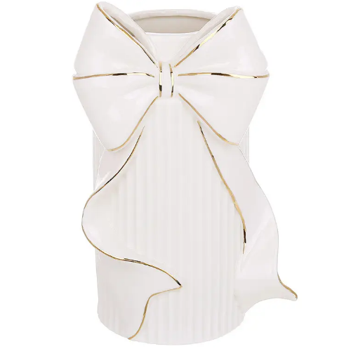 Ваза порцелянова з бантом 14.5*11.5*22 см Житомир - изображение 2